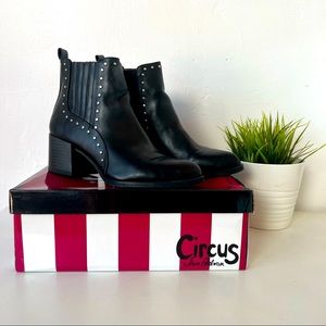 Black Circus by Sam Edelman Ankle Boots with Studs